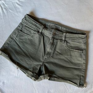 American Eagle Stretch Hi-Rise Denim Shorts 8
